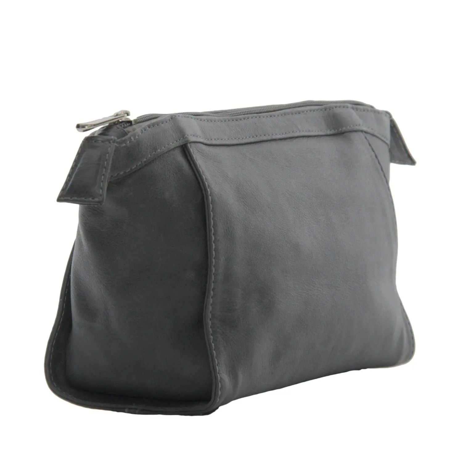 Piel Leather Zippered Travel Kit
