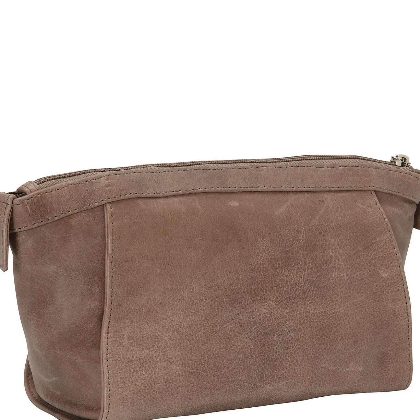 Piel Leather Zippered Travel Kit