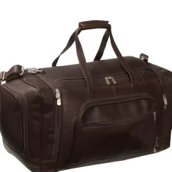 Piel Multi-Compartment Duffel Bag