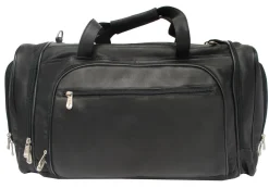 Piel Multi-Compartment Duffel Bag