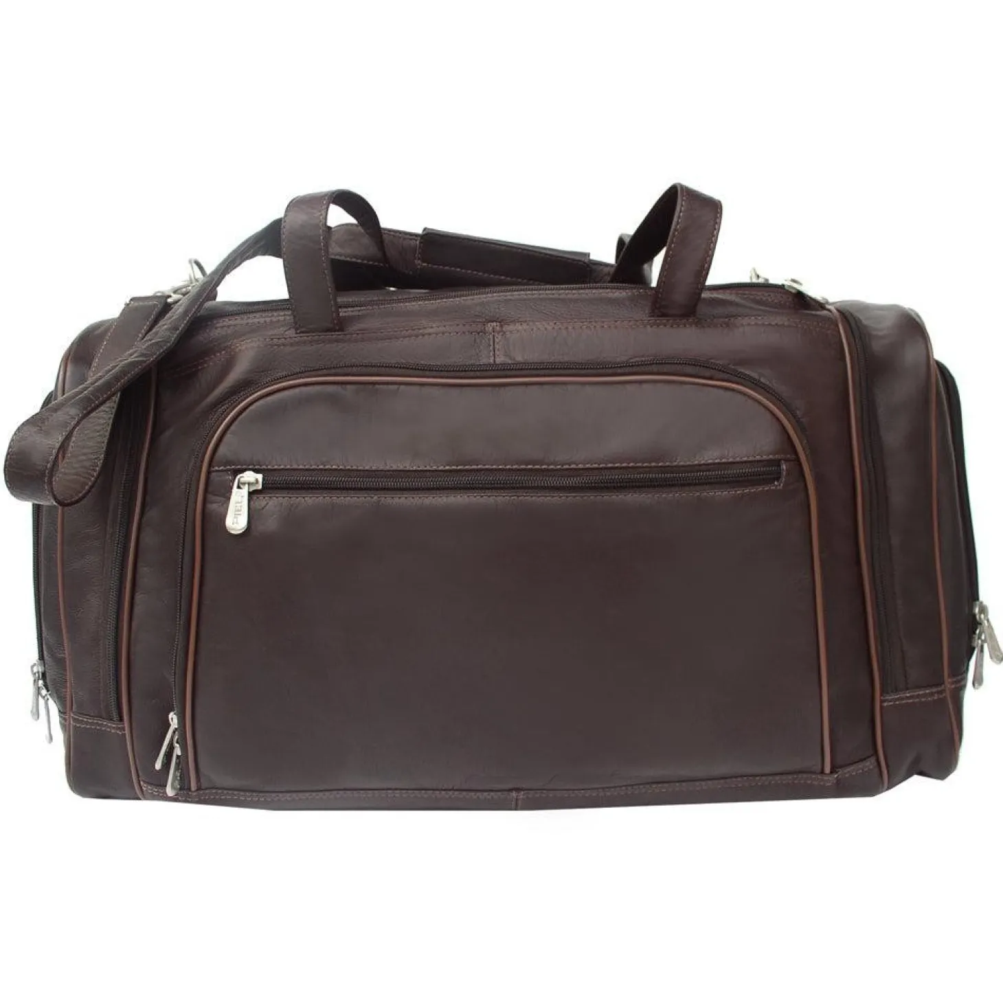 Piel Multi-Compartment Duffel Bag