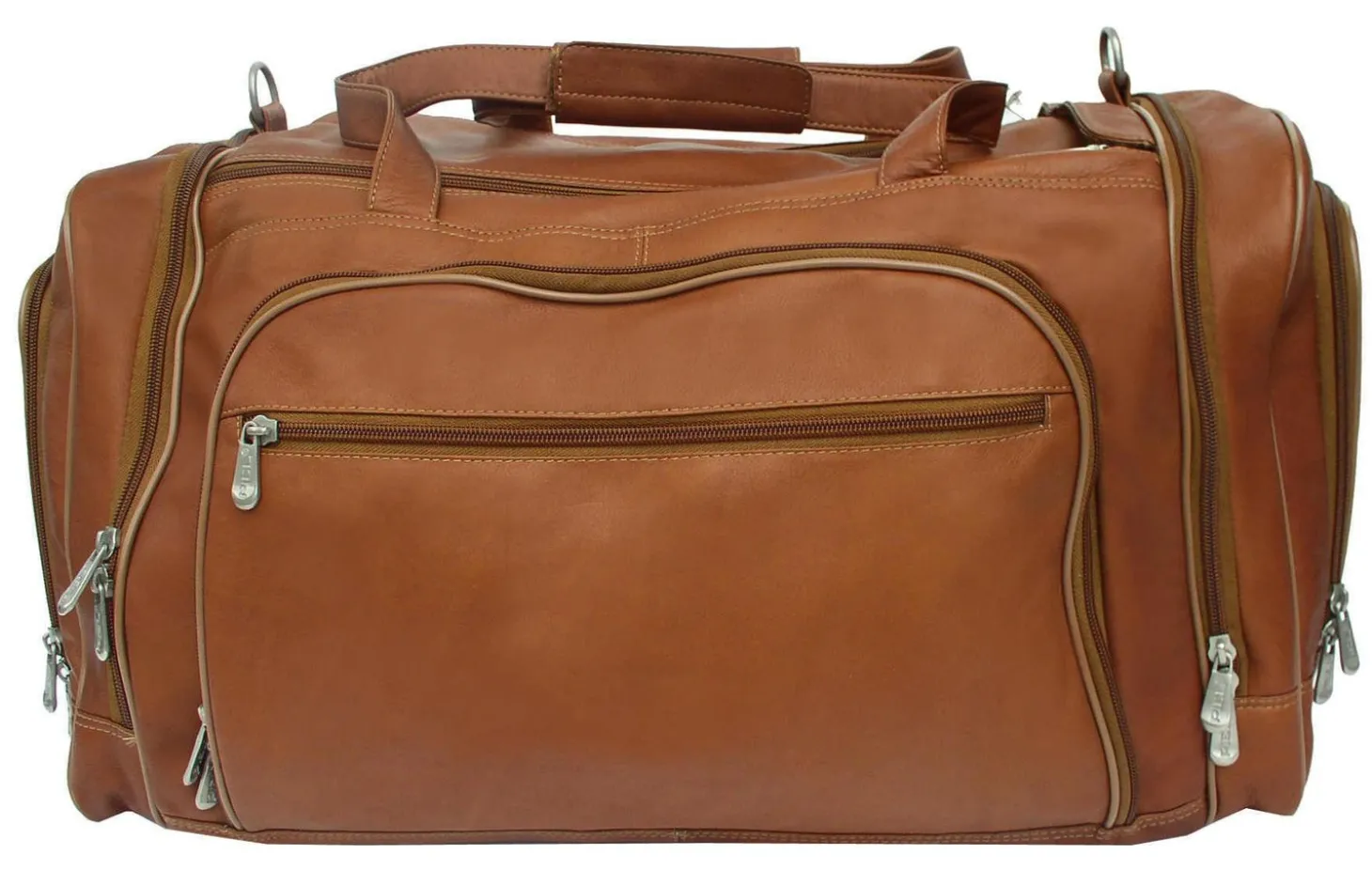 Piel Multi-Compartment Duffel Bag