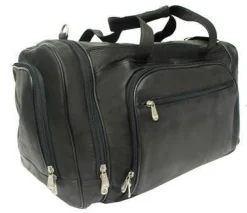 Piel Multi-Compartment Duffel Bag