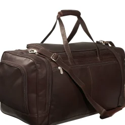Piel Multi-Compartment Duffel Bag