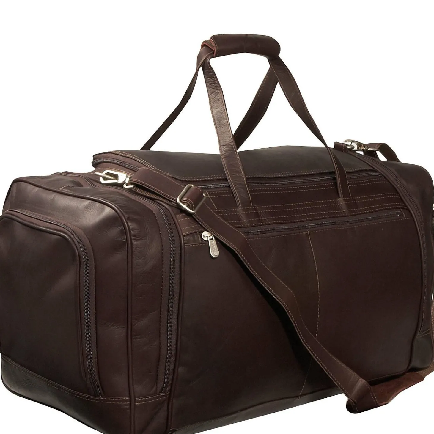 Piel Multi-Compartment Duffel Bag