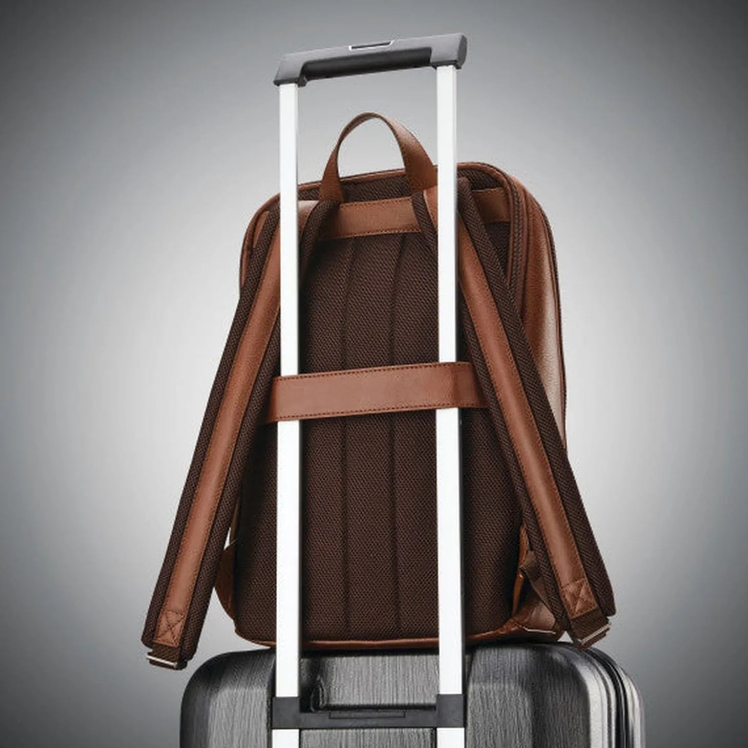 Samsonite Classic Leather Slim Backpack