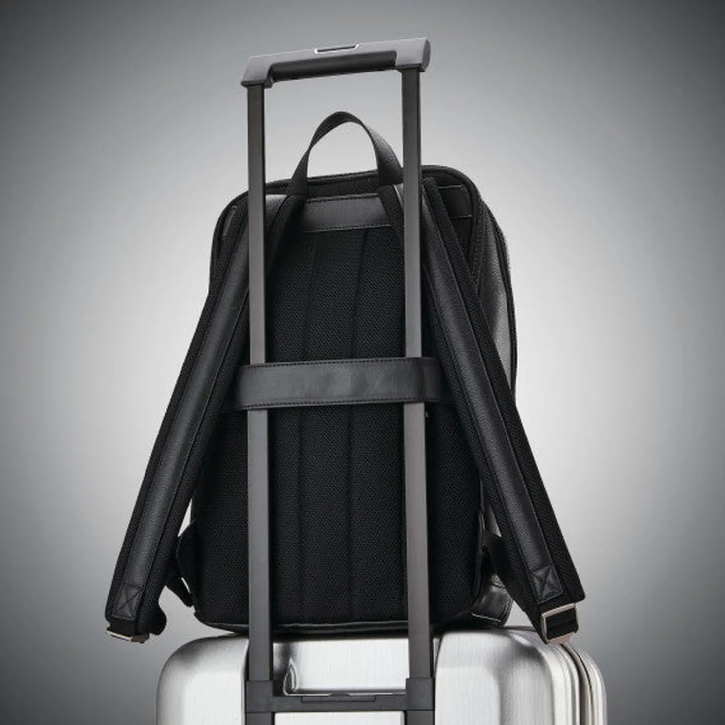 Samsonite Classic Leather Slim Backpack