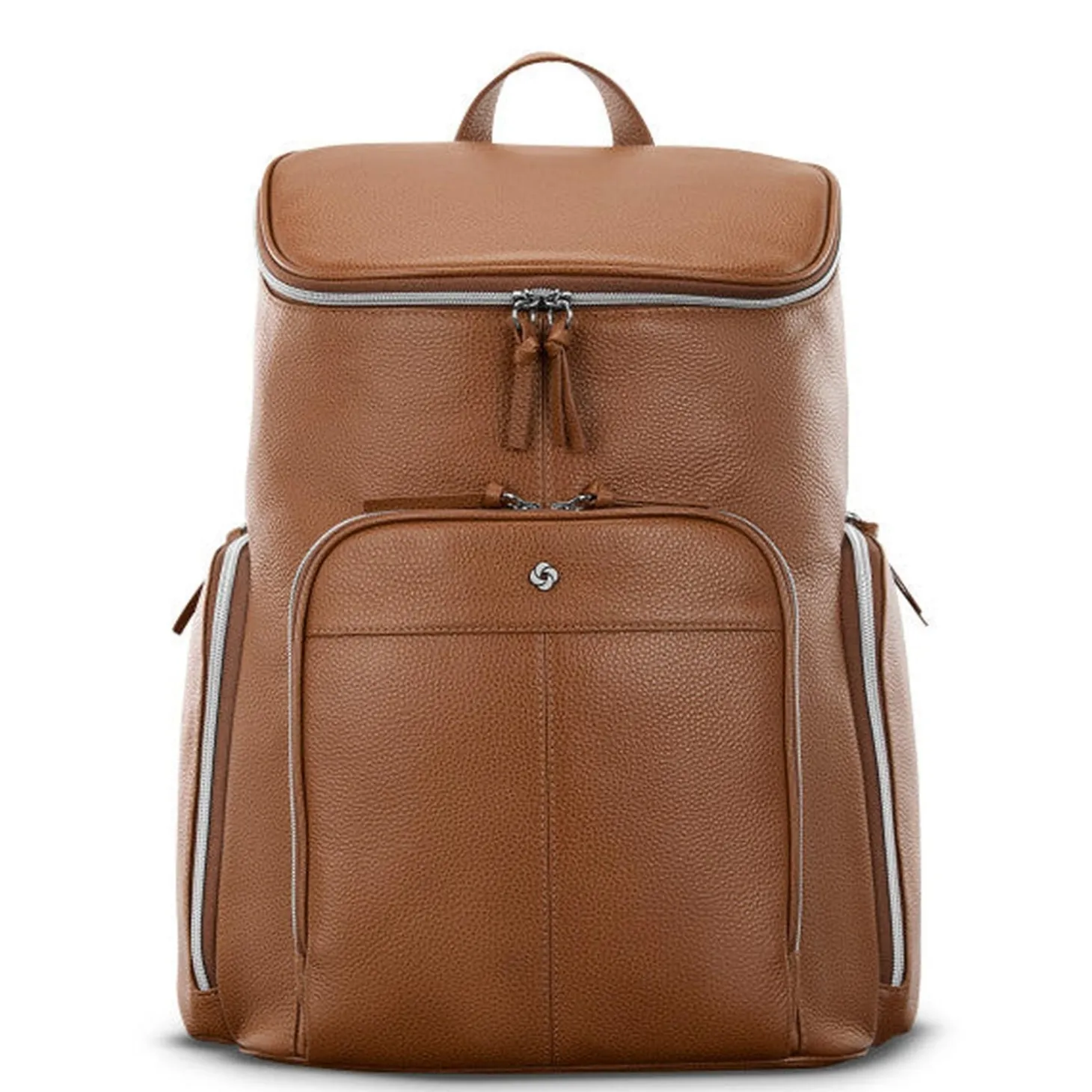 Samsonite Mobile Solutions Leather Deluxe Backpack