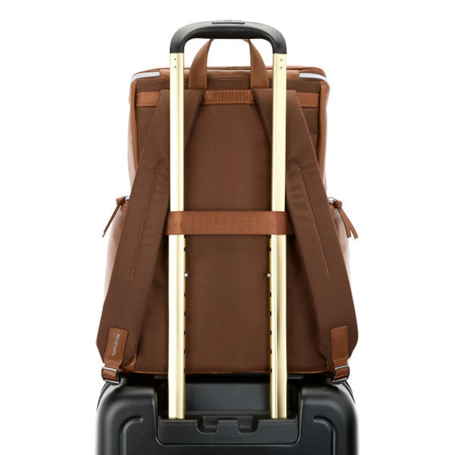 Samsonite Mobile Solutions Leather Deluxe Backpack