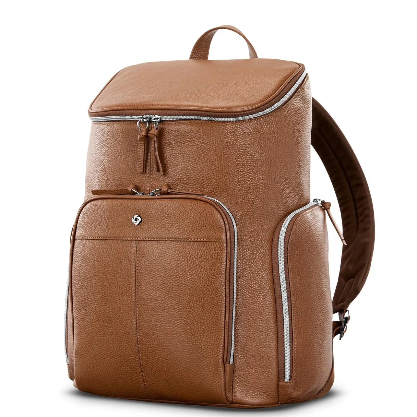 Samsonite Mobile Solutions Leather Deluxe Backpack