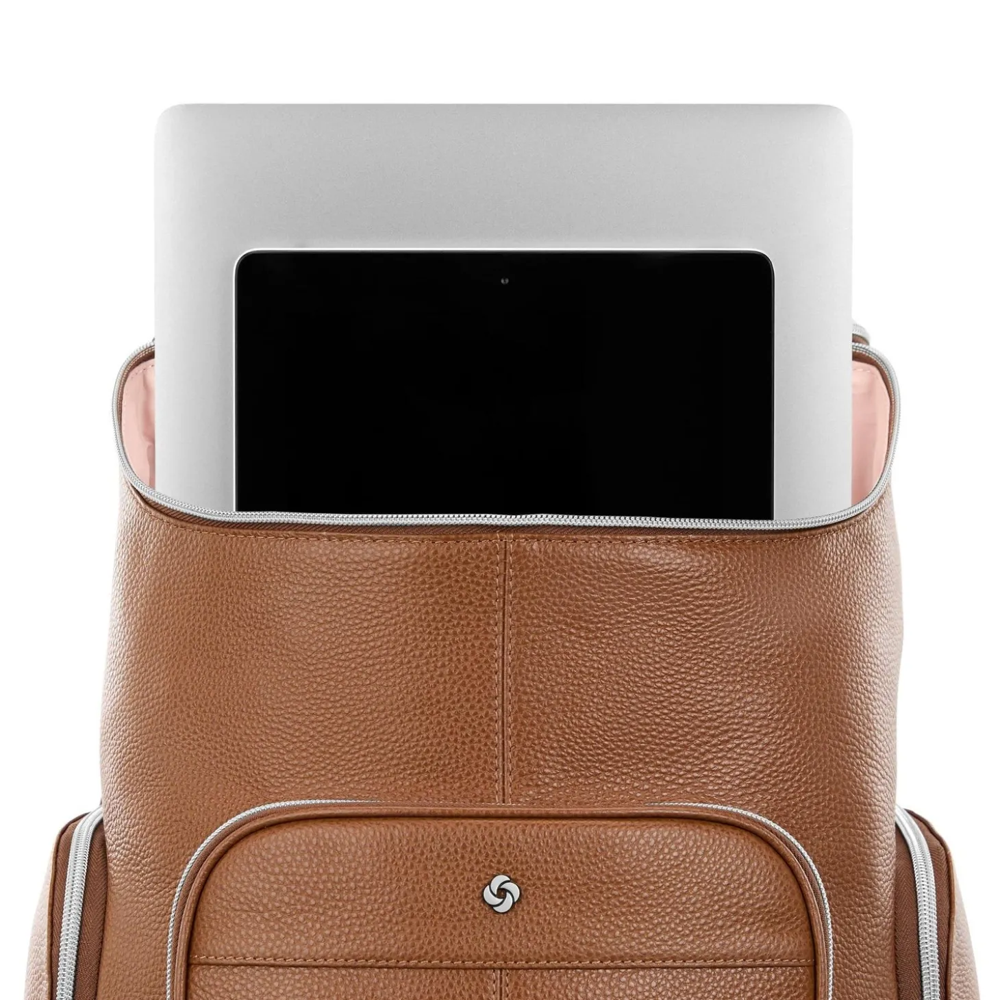 Samsonite Mobile Solutions Leather Deluxe Backpack
