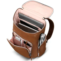 Samsonite Mobile Solutions Leather Deluxe Backpack