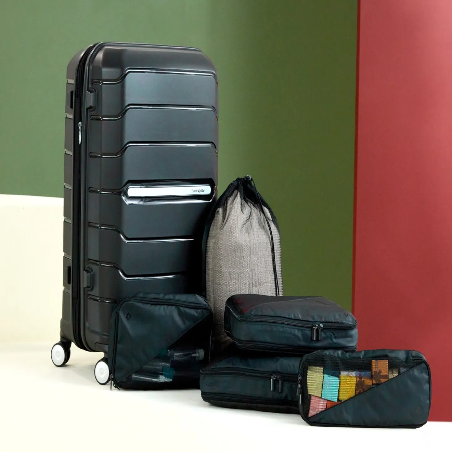 Samsonite Travel Accessories 6-Piece Compression Packing Cubes