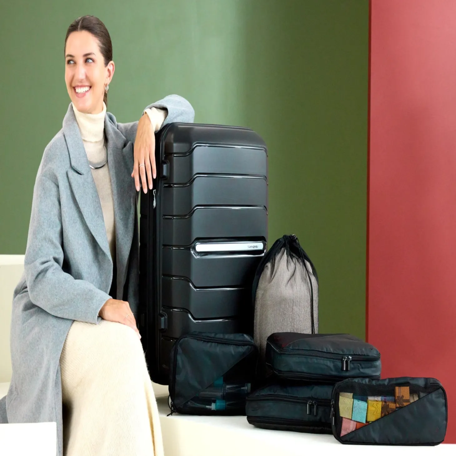 Samsonite Travel Accessories 6-Piece Compression Packing Cubes