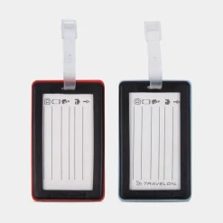 Travelon Set Of 2 Luggage Tags, Passport Stamps