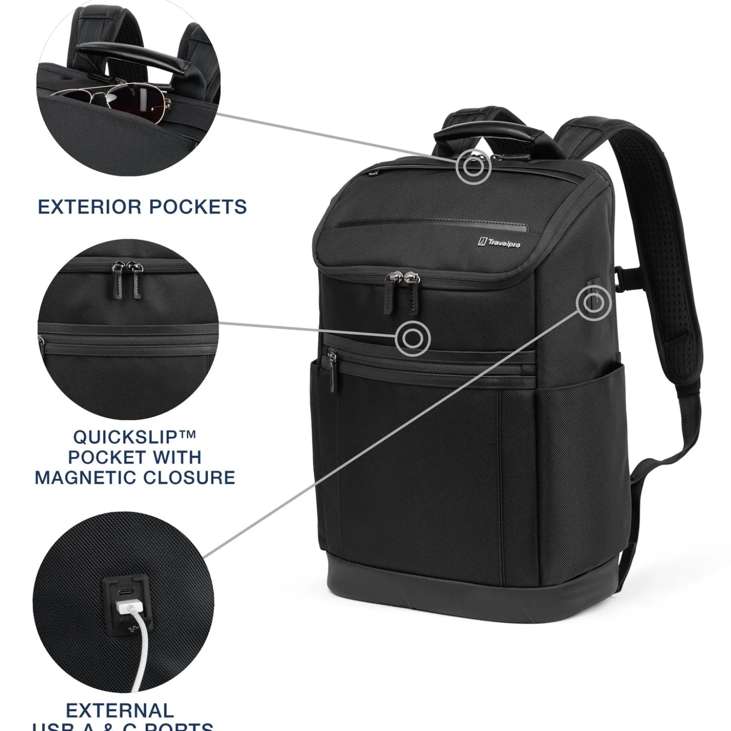 Travelpro Crew Executive Choice 3 Medium Top Load Backpack