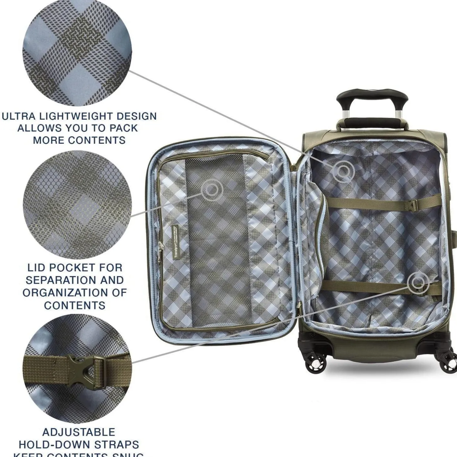 Travelpro Maxlite 5 Lightweight 21" Expandable Carry-On Spinner