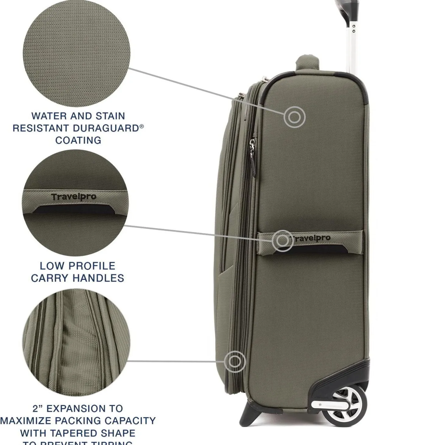 Travelpro Maxlite 5 Lightweight 22" Expandable Carry-On Rollaboard (2-Wheeled)
