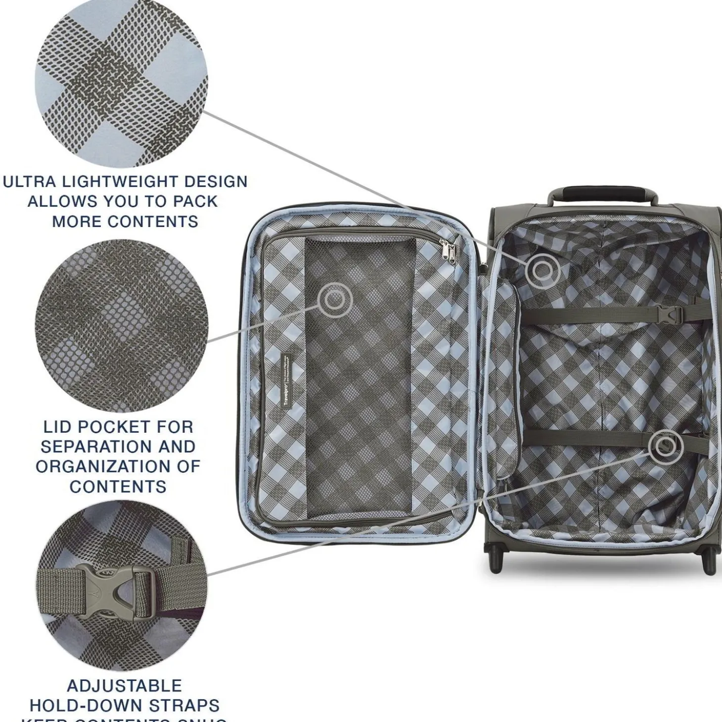Travelpro Maxlite 5 Lightweight 22" Expandable Carry-On Rollaboard (2-Wheeled)
