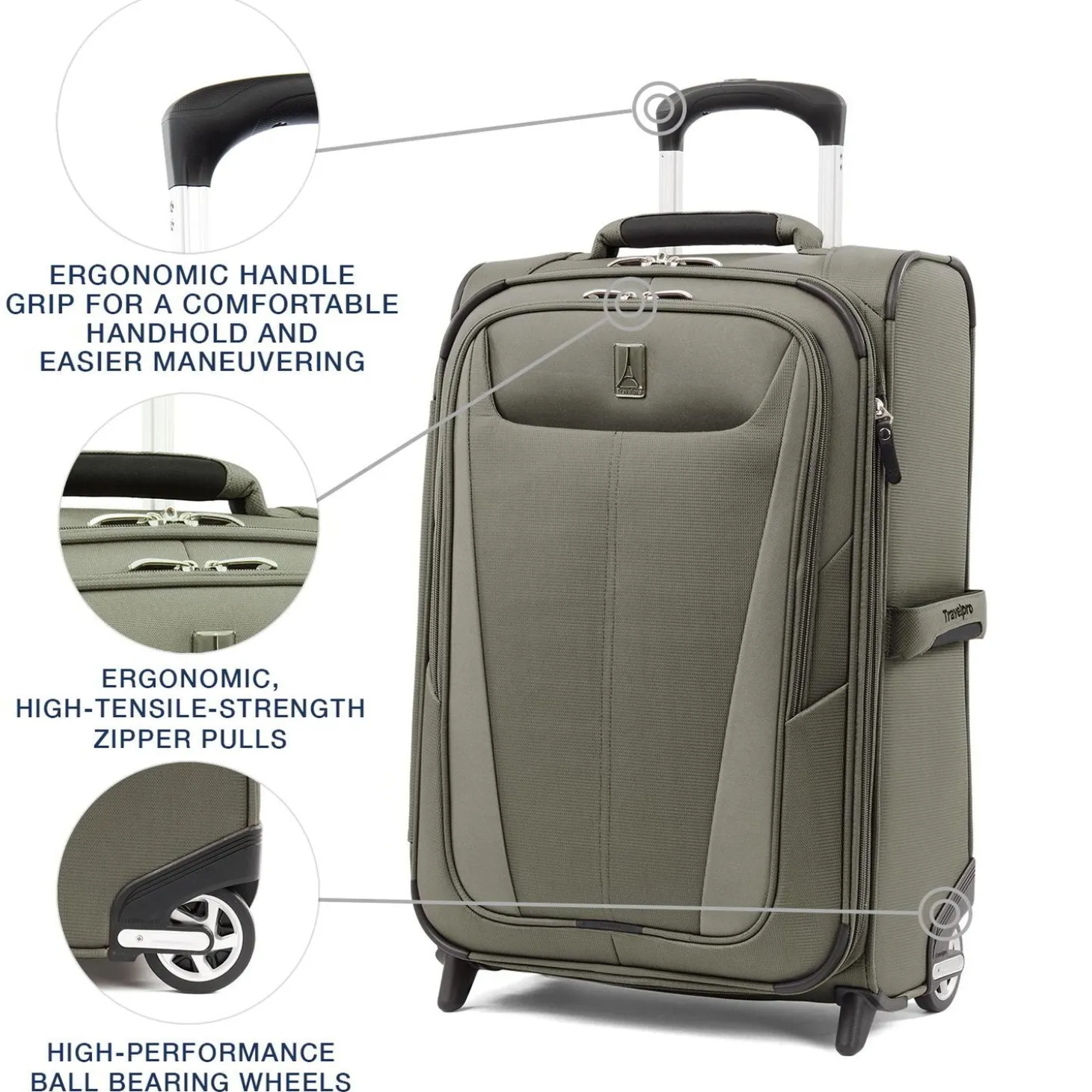 Travelpro Maxlite 5 Lightweight 22" Expandable Carry-On Rollaboard (2-Wheeled)