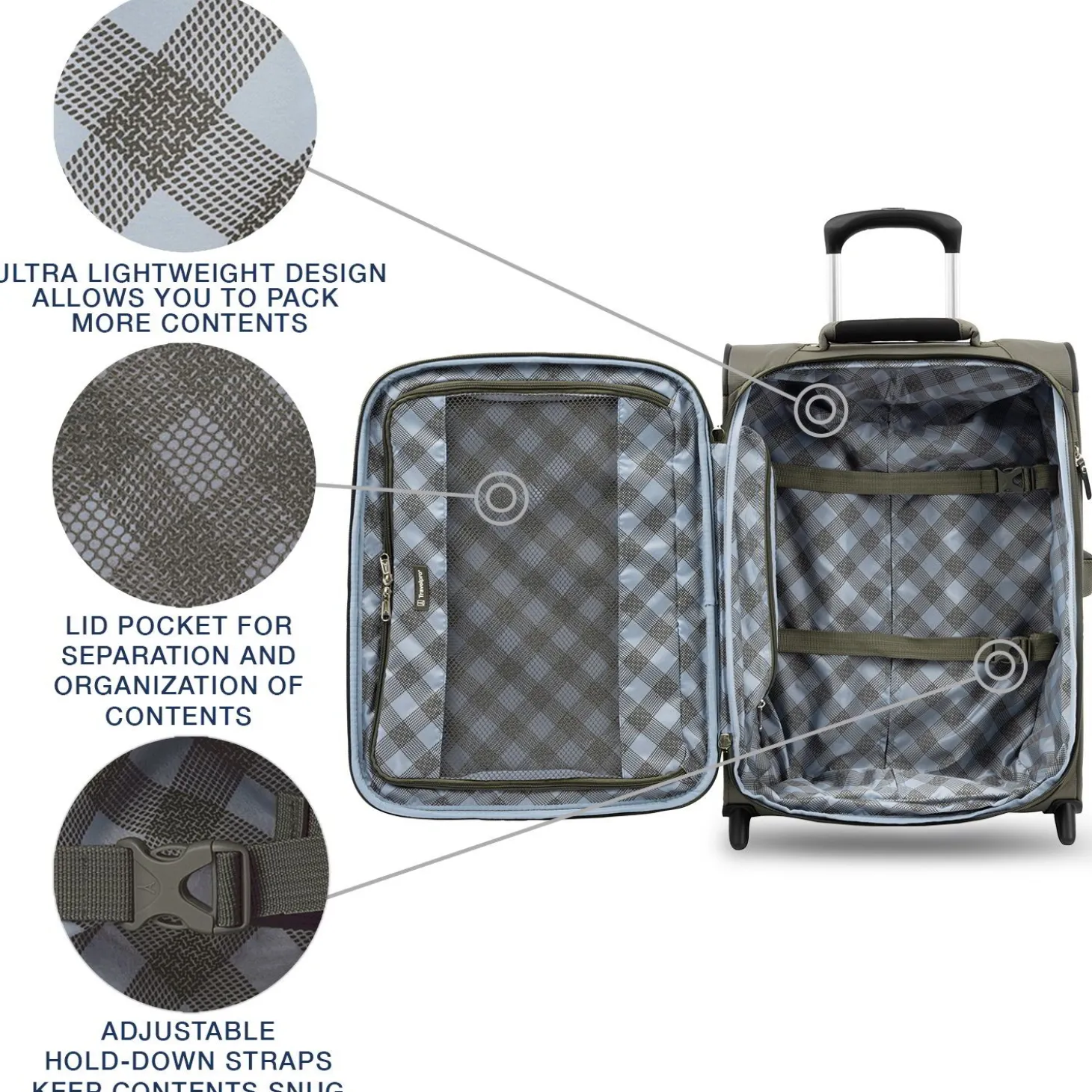 Travelpro Maxlite 5 Lightweight International Expandable Carry-On Rollaboard (2-Wheeled)