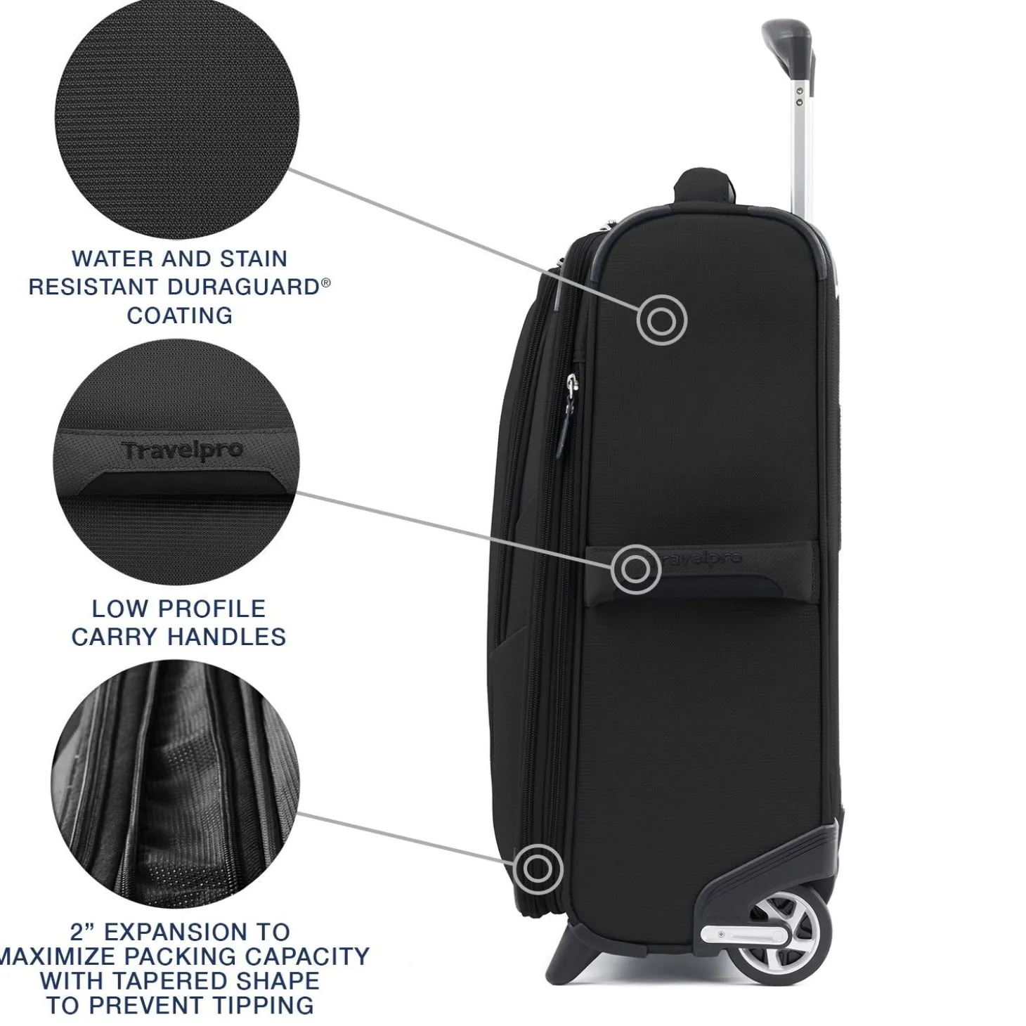 Travelpro Maxlite 5 Lightweight International Expandable Carry-On Rollaboard (2-Wheeled)
