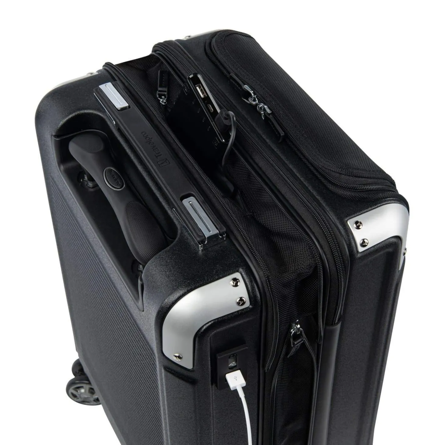 Travelpro Platinum Elite Hardside Compact Business Plus Carry-On Expandable Spinner