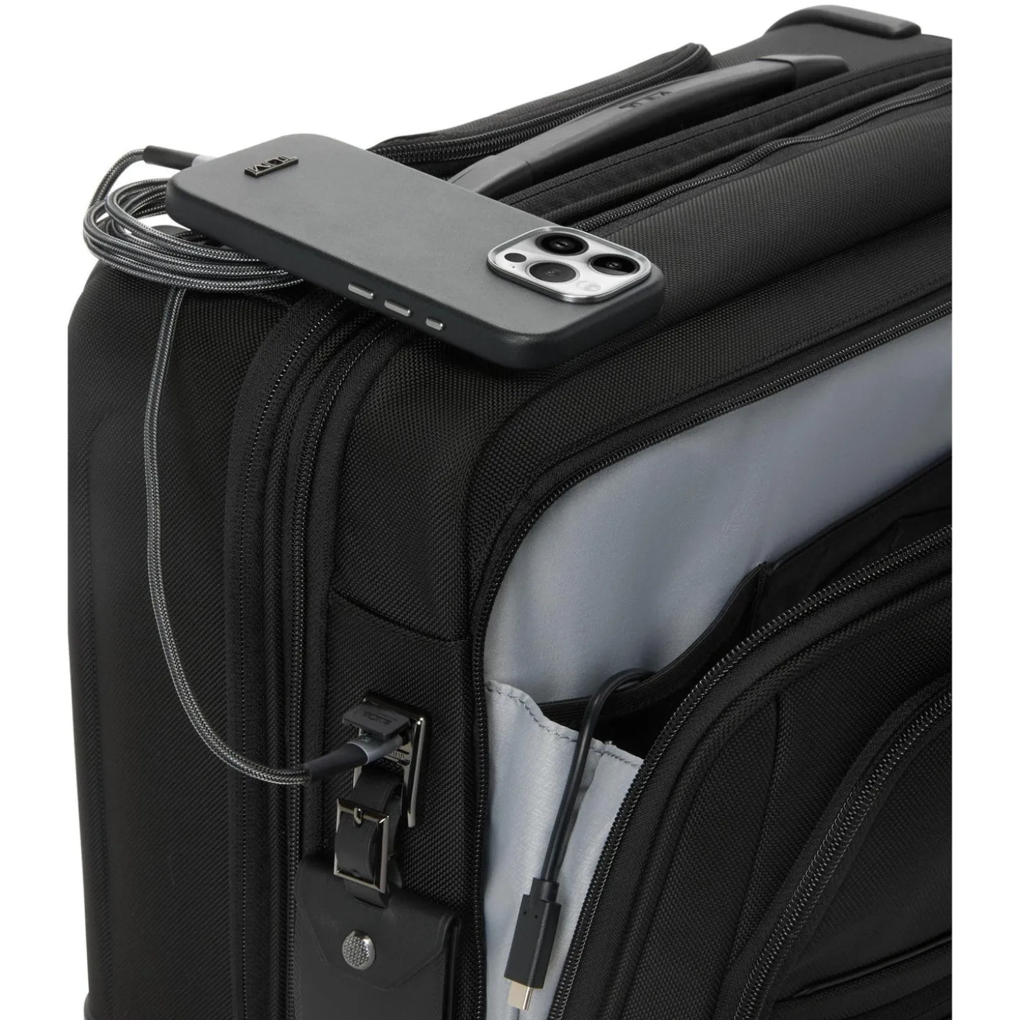 TUMI Alpha Deluxe Expandable Laptop Wheeled Brief