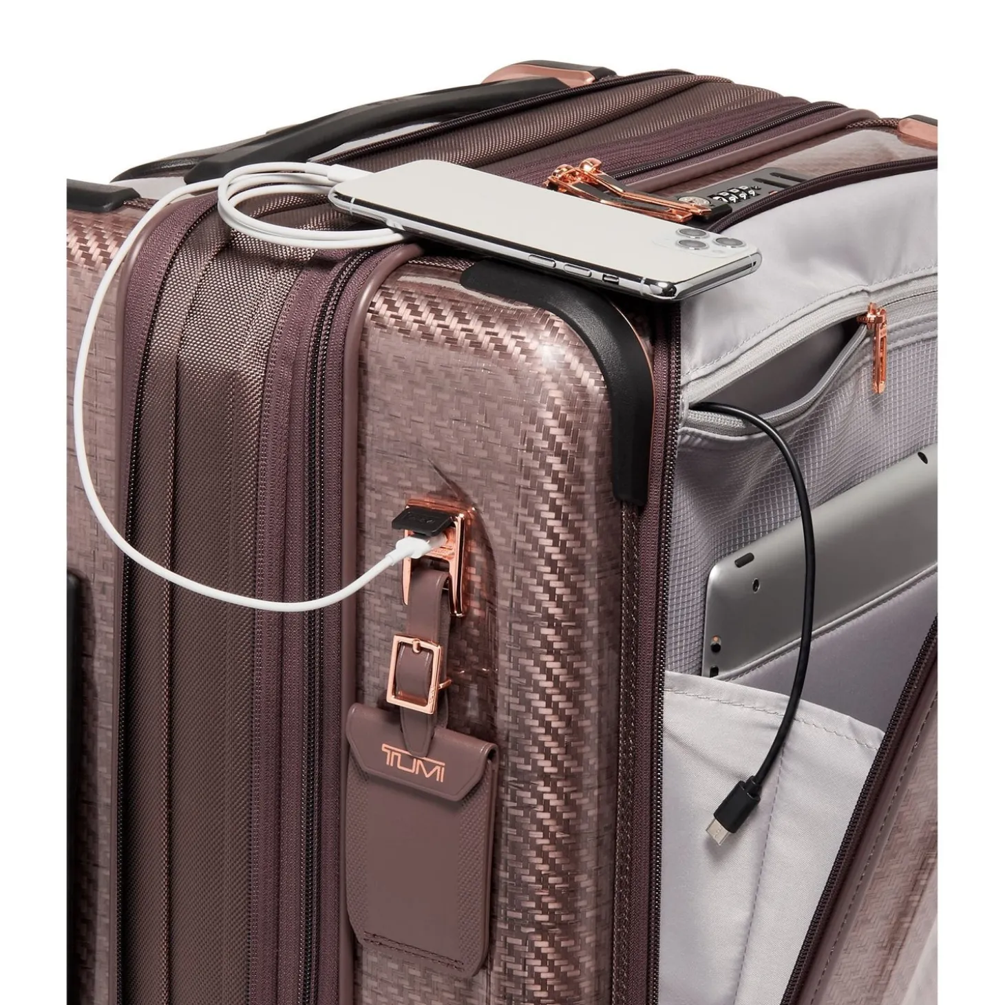 TUMI Tegra-Lite Continental Front Pocket Expandable Carry-On