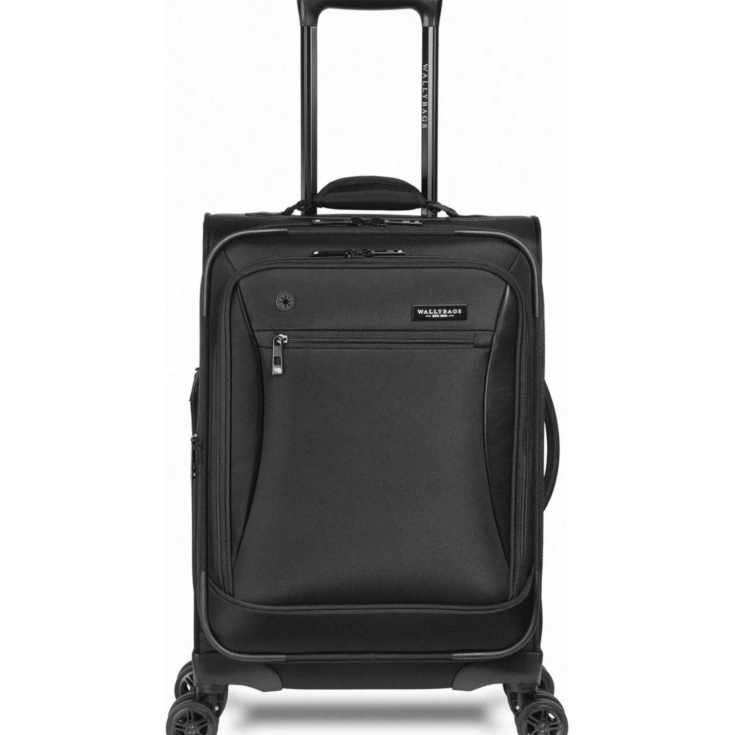 Wally Bags Solutions 20-inch Expandable Carry-On Spinner with Padded Electronics Pockets