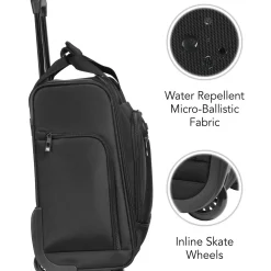 Wally Bags Solutions 16-inch Underseat Bag with Padded Electronics Pockets
